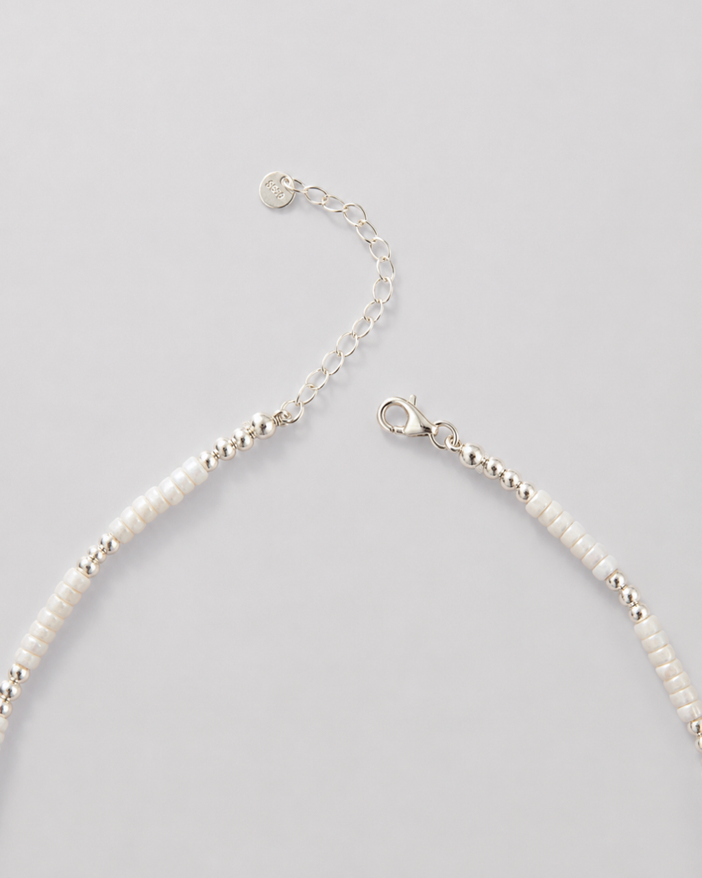 The Interval Necklace White