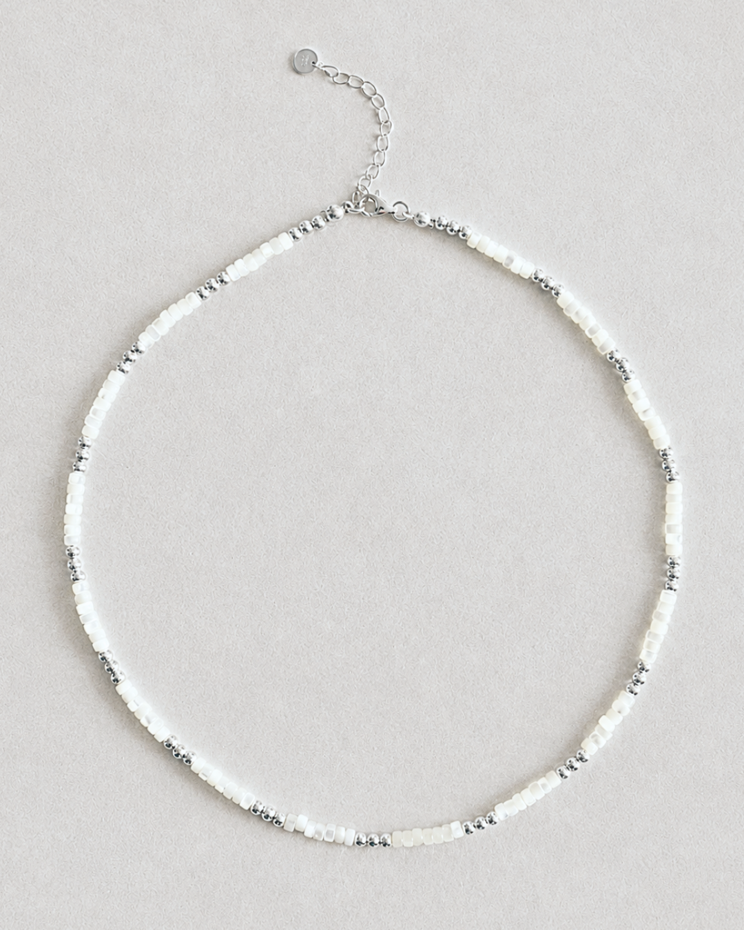 The Interval Necklace White