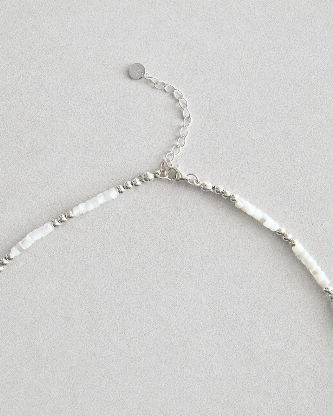 The Interval Necklace White