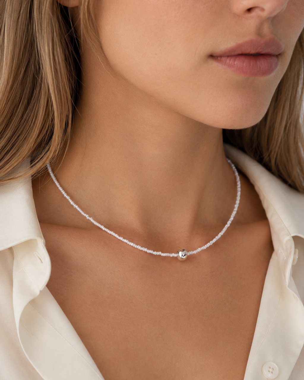 The Still Necklace Ivory