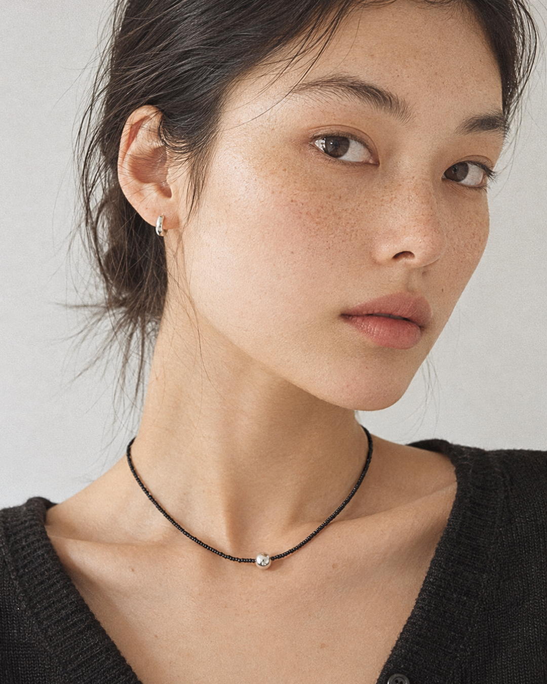 Still Necklace Black