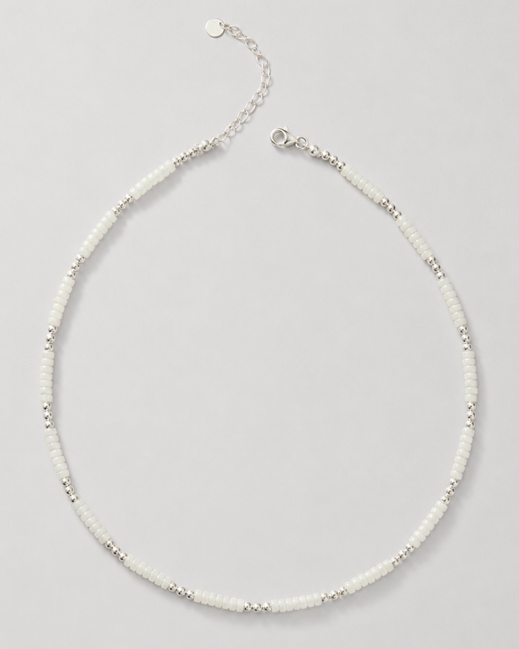 The Interval Necklace White